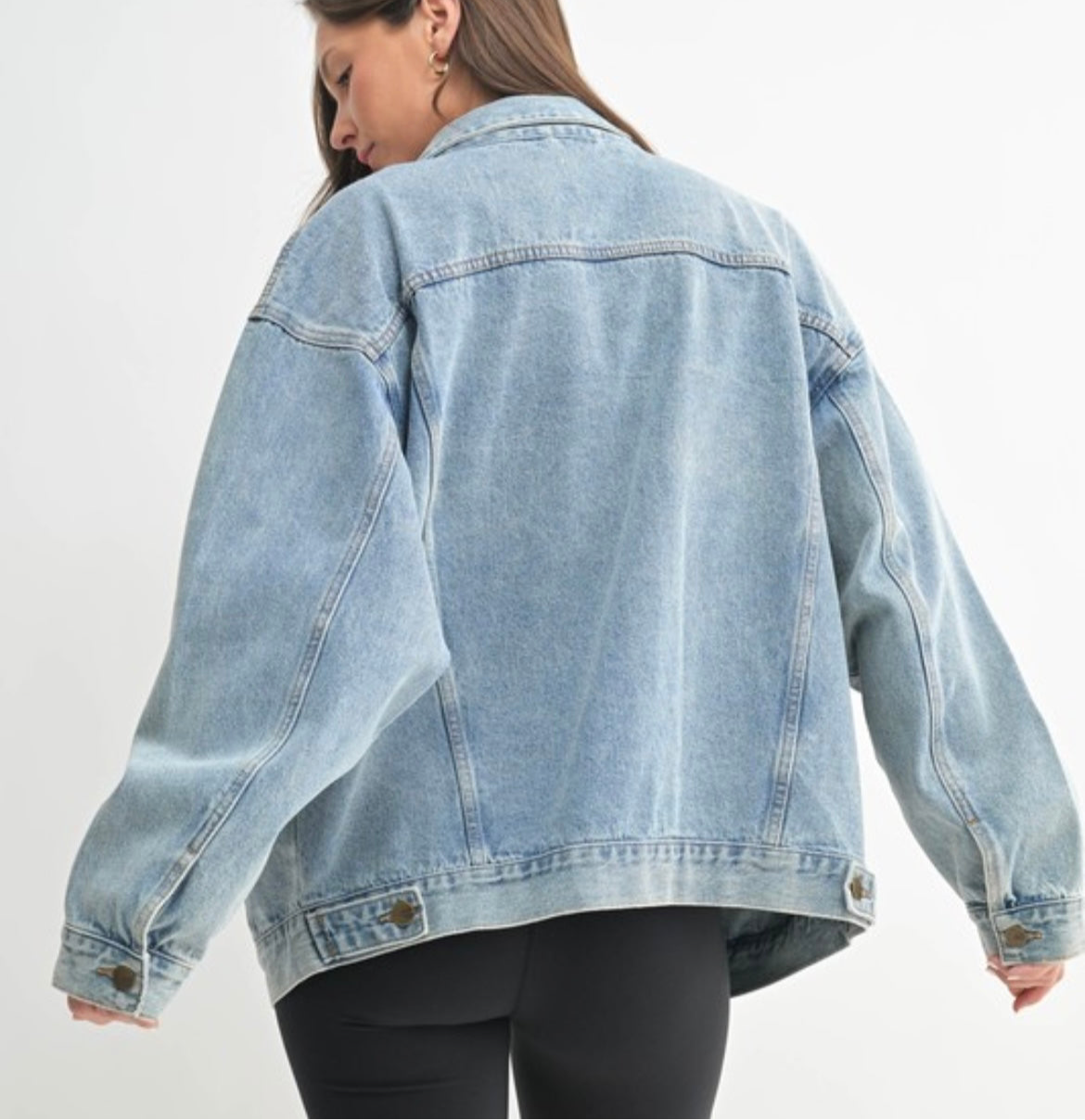 denim oversized jacket