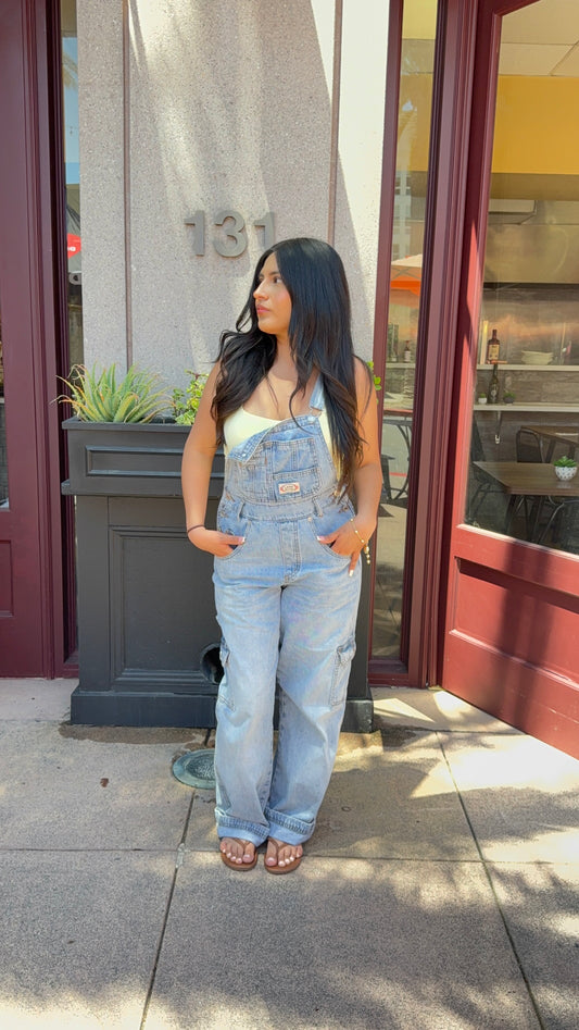 Light Retro overalls