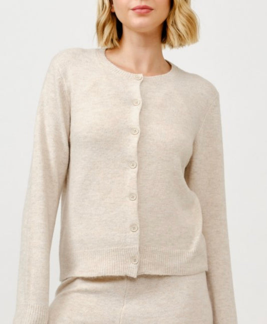 Solene cream cardigan