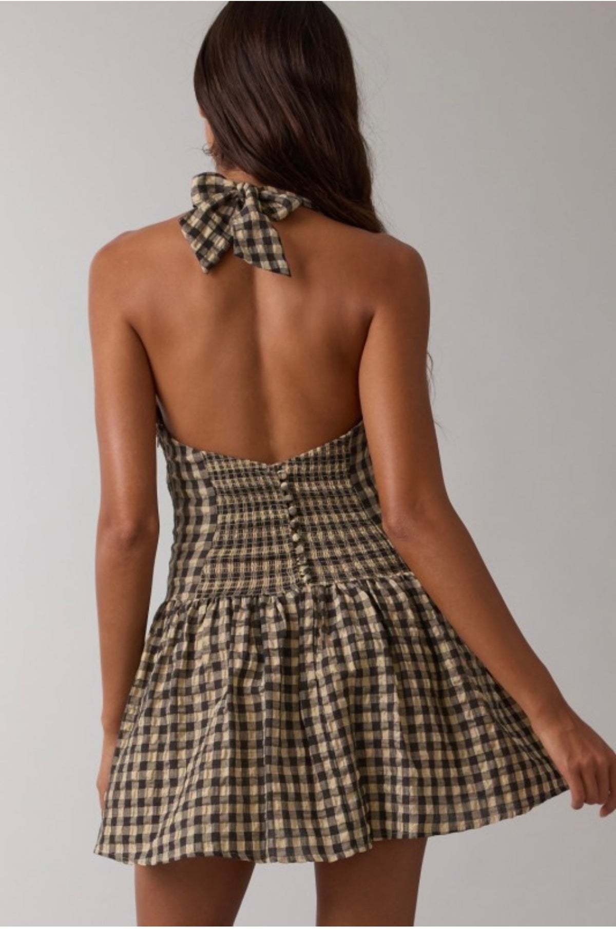 Gingham chic dress
